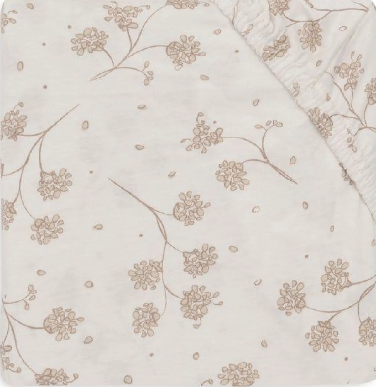 Jollein Bedtextiel * Hoeslaken Ledikant Jersey Leafy Dreams Multicolor