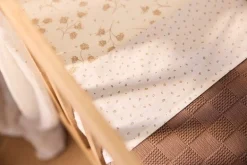 Jollein Bedtextiel * Hoeslaken Ledikant Jersey Leafy Dreams Multicolor