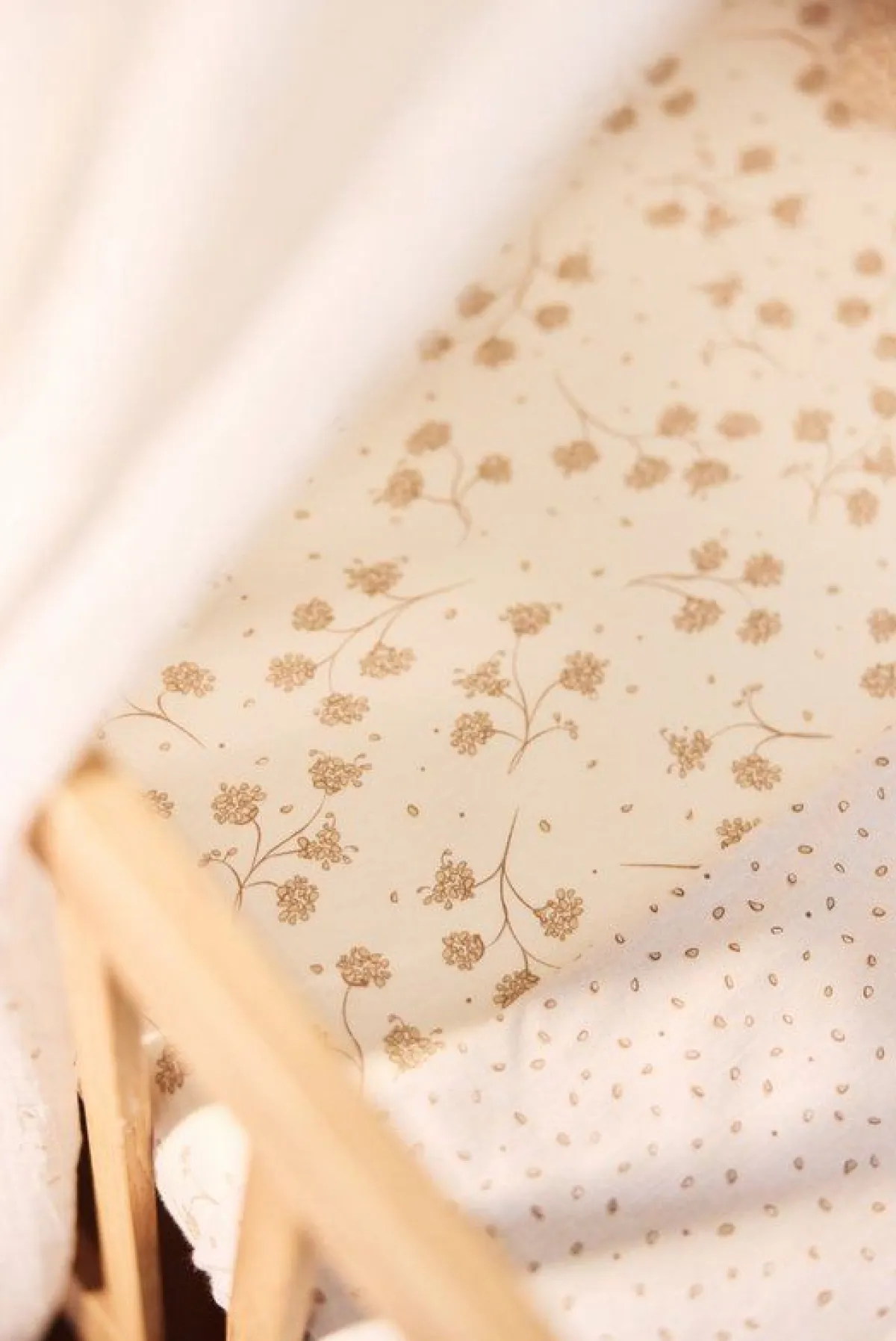 Jollein Bedtextiel * Hoeslaken Ledikant Jersey Leafy Dreams Multicolor