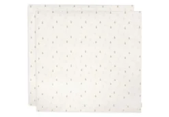 Jollein Wikkeldoeken * Hydrofiele Doeken Nijntje Happy Miffy Nougat 115 x 115 cm Beige