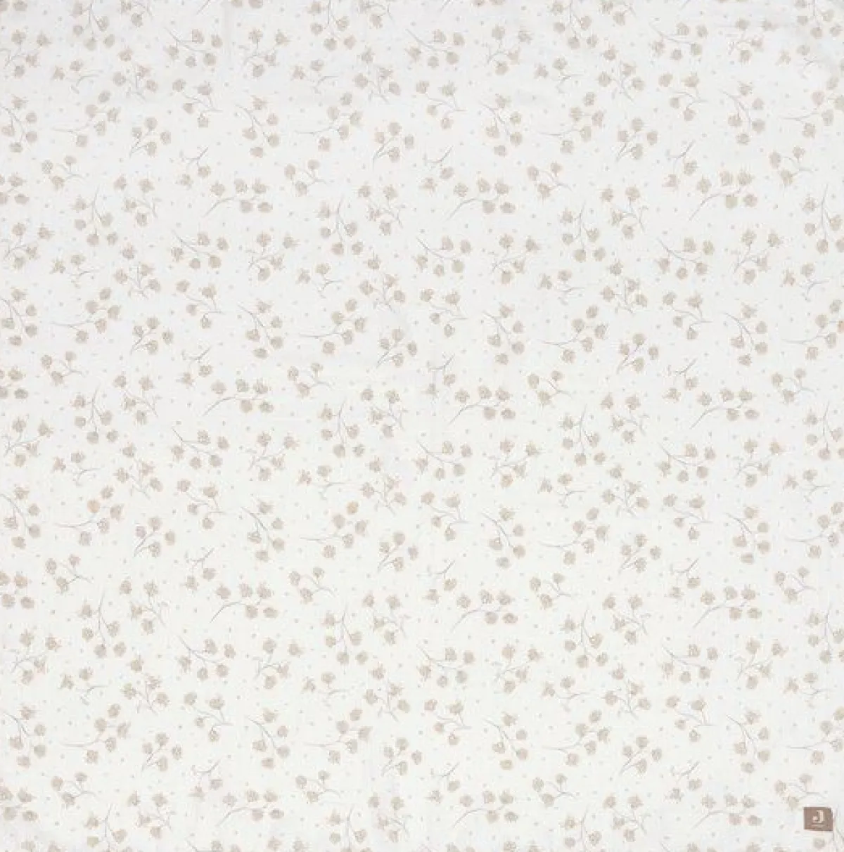 Jollein Wikkeldoeken|Bedtextiel * Hydrofiele Doek Leafy Dreams 115 x 115 cm 2 Stuks Multicolor