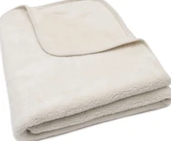 Jollein Bedtextiel * Ledikantdeken Basic Jersey/Sherpa Oatmeal Beige