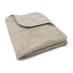 Jollein Bedtextiel * Ledikantdeken Basic Jersey/Sherpa Warm Sand Zand