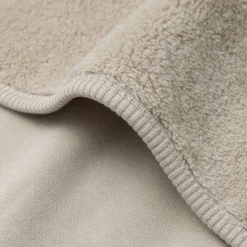 Jollein Bedtextiel * Ledikantdeken Basic Jersey/Sherpa Warm Sand Zand