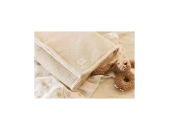 Jollein Bedtextiel * Ledikantdeken Basic Knit Velvet Oatmeal Beige