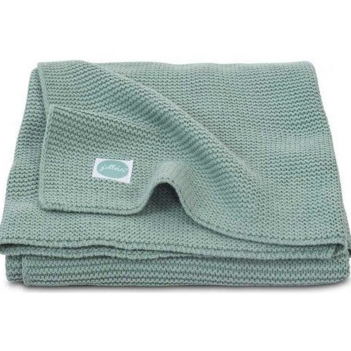 Jollein Bedtextiel * Ledikantdeken Basic Knit Forest Green Groen