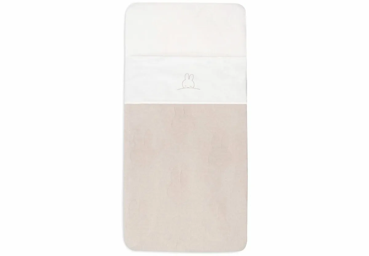 Jollein Bedtextiel * Ledikantlaken Nijntje Sleepy Miffy Funghi Beige