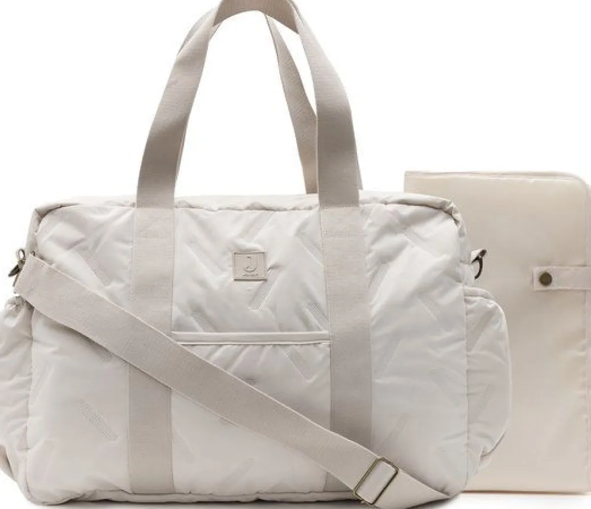 Jollein Verzorgingstassen|Verzorgingstassen * Luiertas Embossed Lily Sand Zand