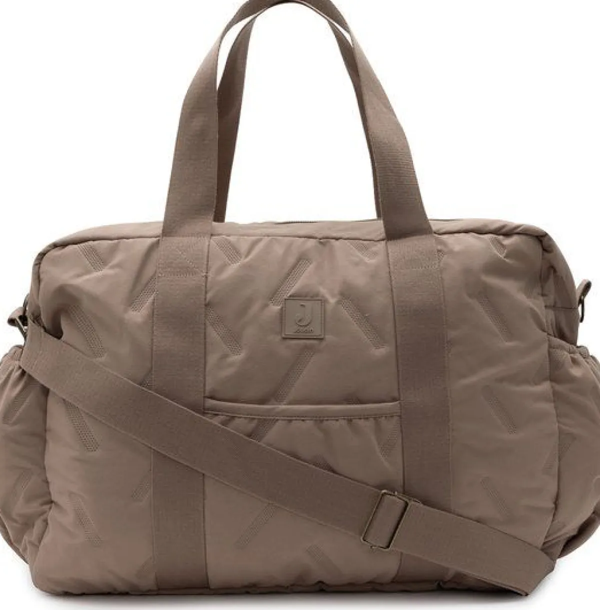 Jollein Verzorgingstassen|Verzorgingstassen * Luiertas Embossed Lily Milky Coffee Bruin