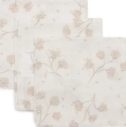 Jollein Monddoekjes|Monddoekjes * Monddoekje Hydrofiel Leafy Dreams 3 Stuks Multicolor