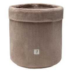 Jollein Manden|Bedtextiel * Opbergmand Cloudy Rib Milky Coffee Bruin