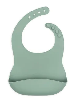 Jollein Slabben|Bedtextiel * Siliconen Baby Slab Ash Green Groen