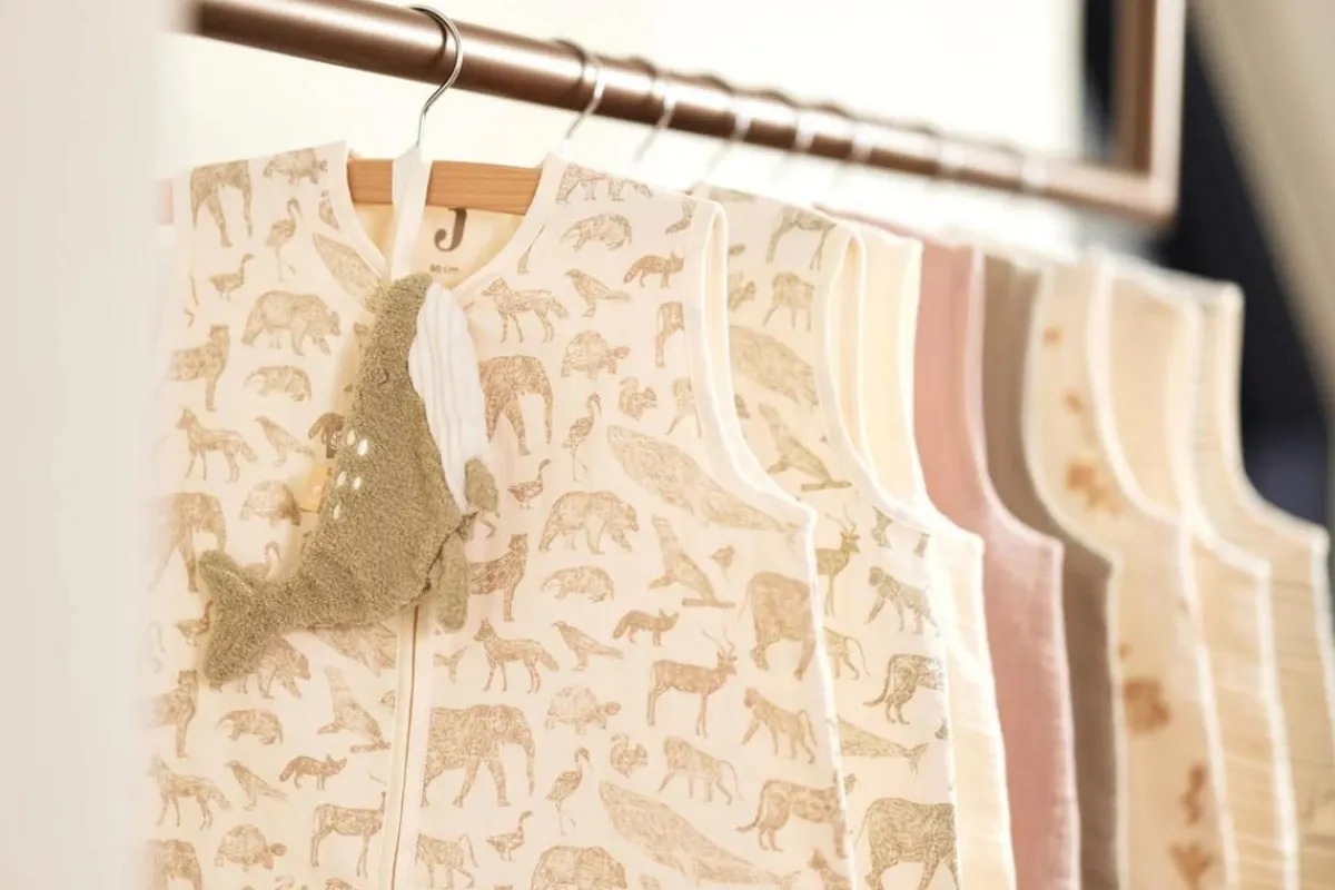 Jollein Bedtextiel|Slaapzakken * Slaapzak Hydrofiel Animals Olive 90 cm Groen