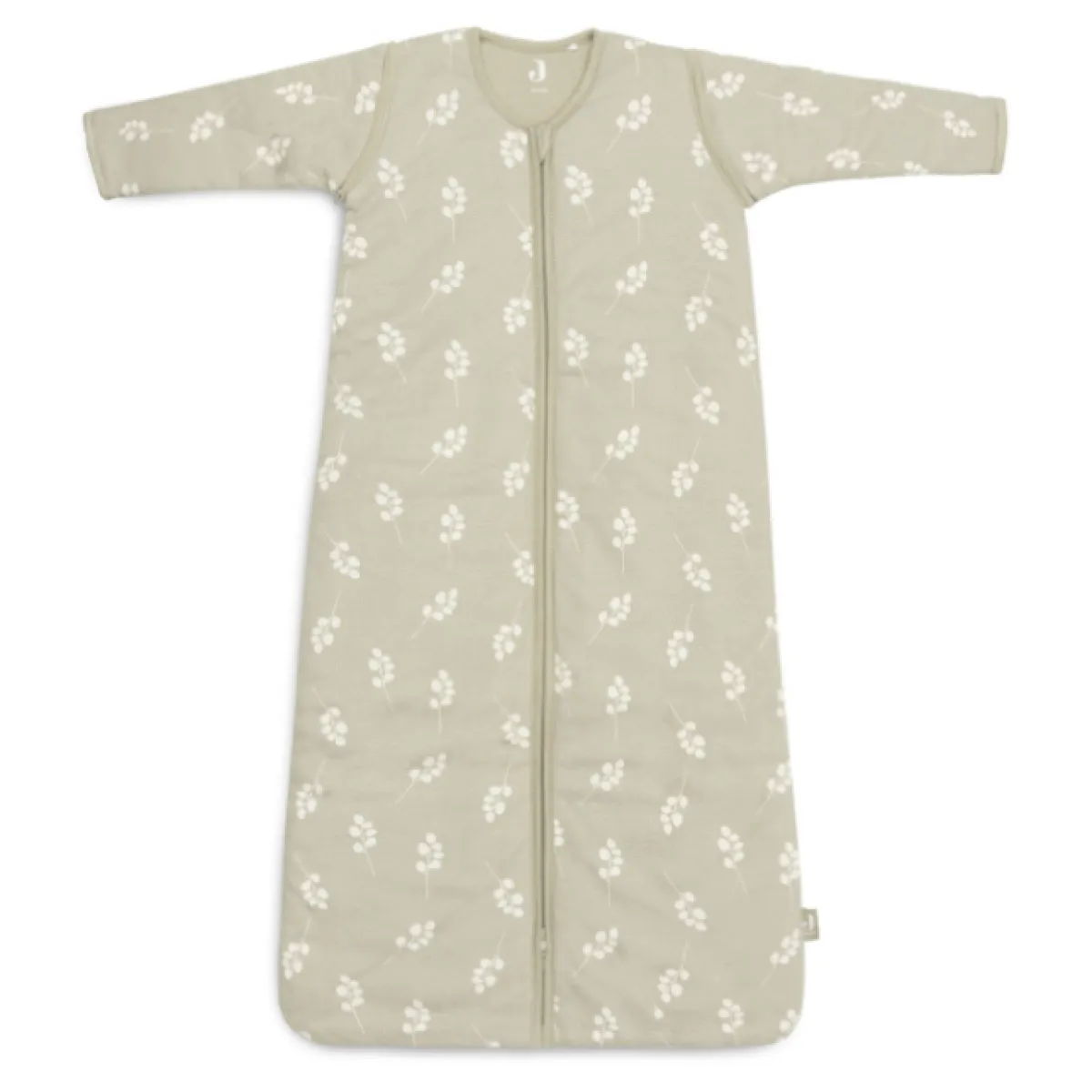 Jollein Slaapzakken|Bedtextiel * Slaapzak met Afritsbare Mouwen Twig Olive Green 90 cm