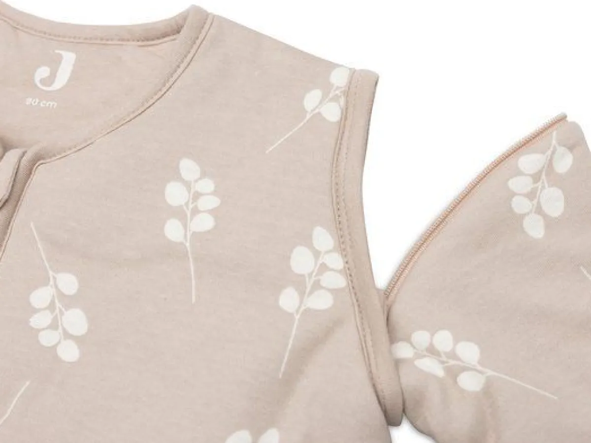 Jollein Slaapzakken|Bedtextiel * Slaapzak met Afritsbare Mouwen Twig Wild Rose 90 cm