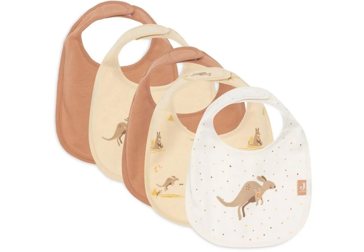 Jollein Bedtextiel * Slab Waterproof Kangaroots 5 stuks Multicolor