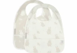 Jollein Slabben|Bedtextiel * Slab Waterproof Nijntje Miffy & Snuffy Nougat 2-pack Zand