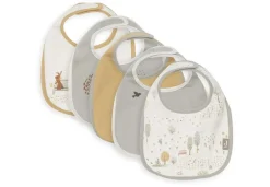 Jollein Slabben|Bedtextiel * Slab Waterproof Tiny Park 5 stuks Multicolor