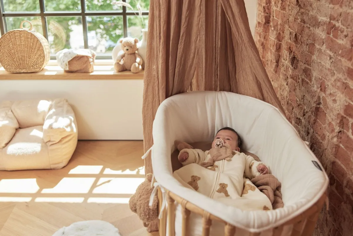 Jollein Bedtextiel|Accessoires * Sluier Vintage Biscuit Bruin