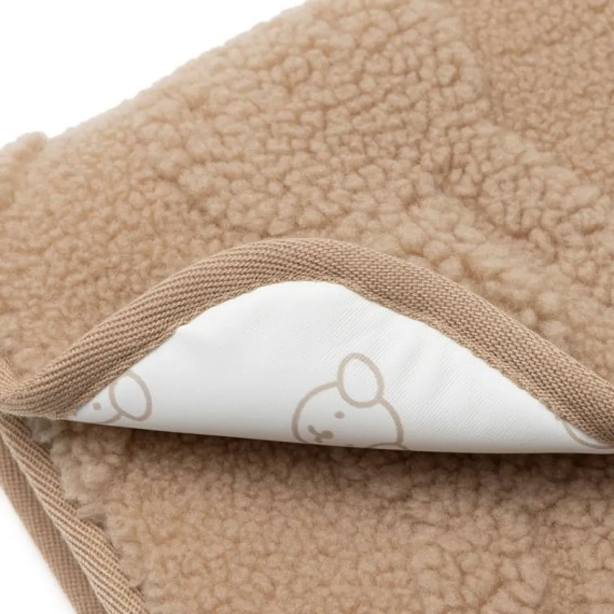 Jollein Verzorgingstassen * Verschoningsmat met Opbergvak Miffy Jacquard Teddy Biscuit Bruin