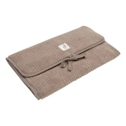 Jollein Verzorgingstassen * Verschoningsmat met Opbergvakken Cloudy Rib Milky Coffee Bruin