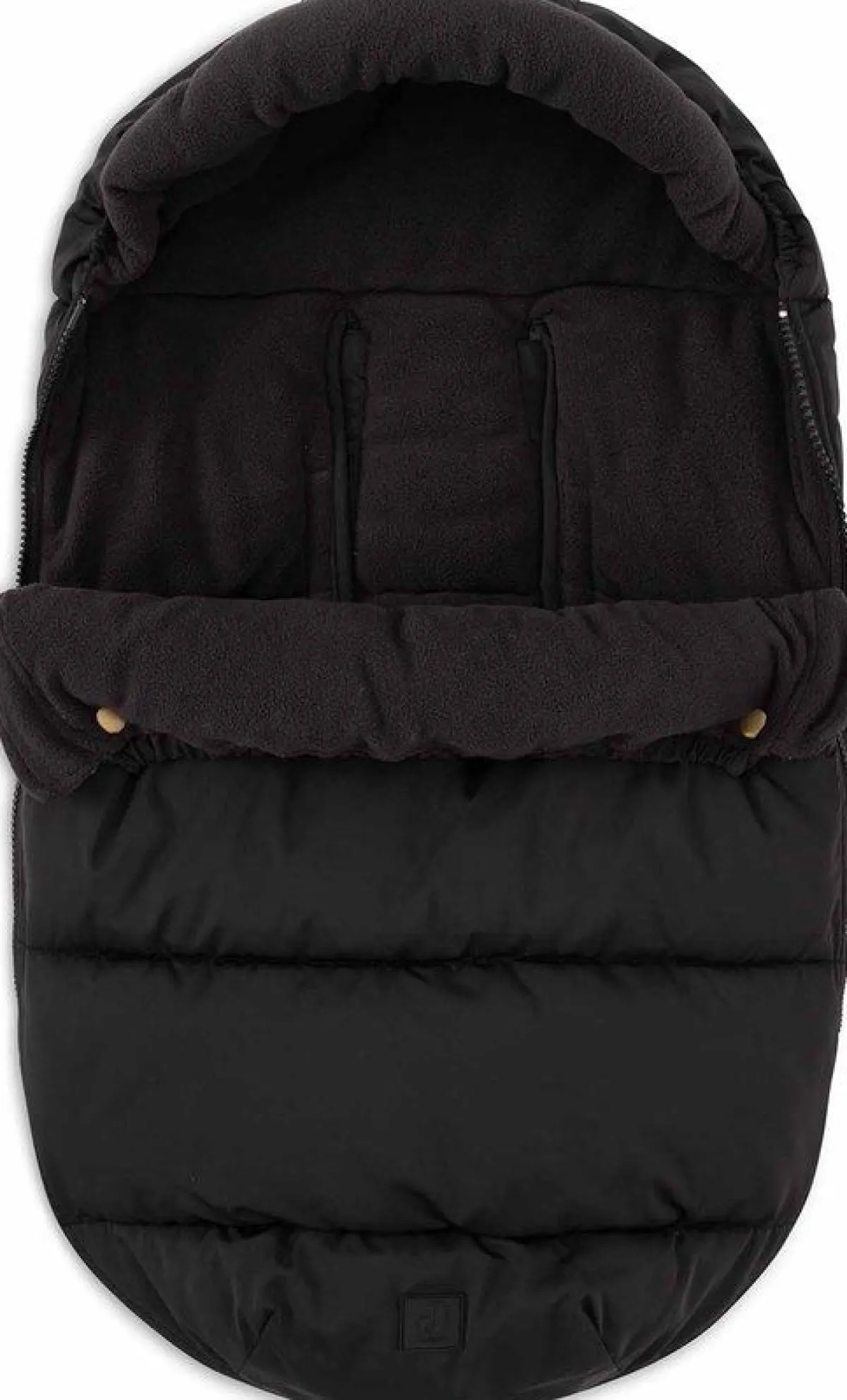 Jollein Baby Autostoel|Bedtextiel * Voetenzak Autostoel Puffed 3/5 punts Zwart