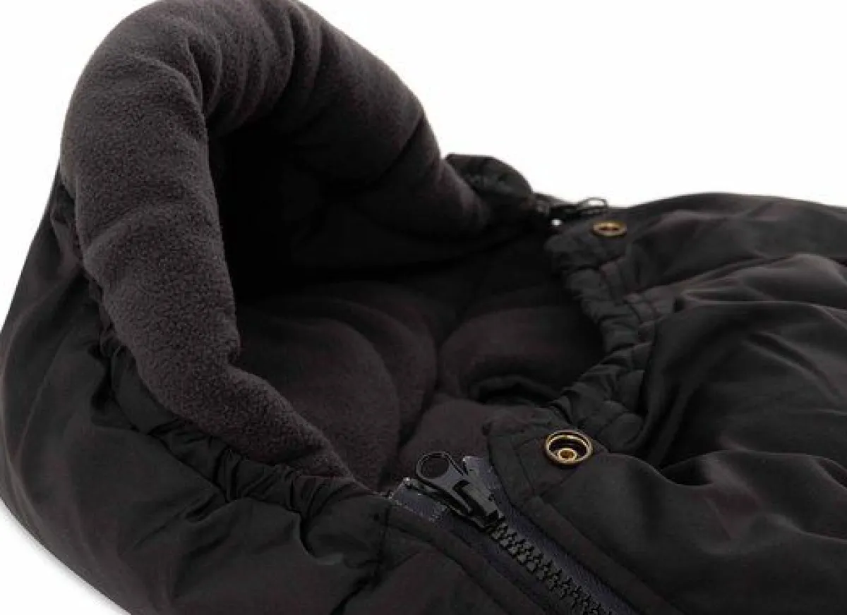 Jollein Baby Autostoel|Bedtextiel * Voetenzak Autostoel Puffed 3/5 punts Zwart