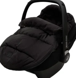 Jollein Baby Autostoel|Bedtextiel * Voetenzak Autostoel Puffed 3/5 punts Zwart
