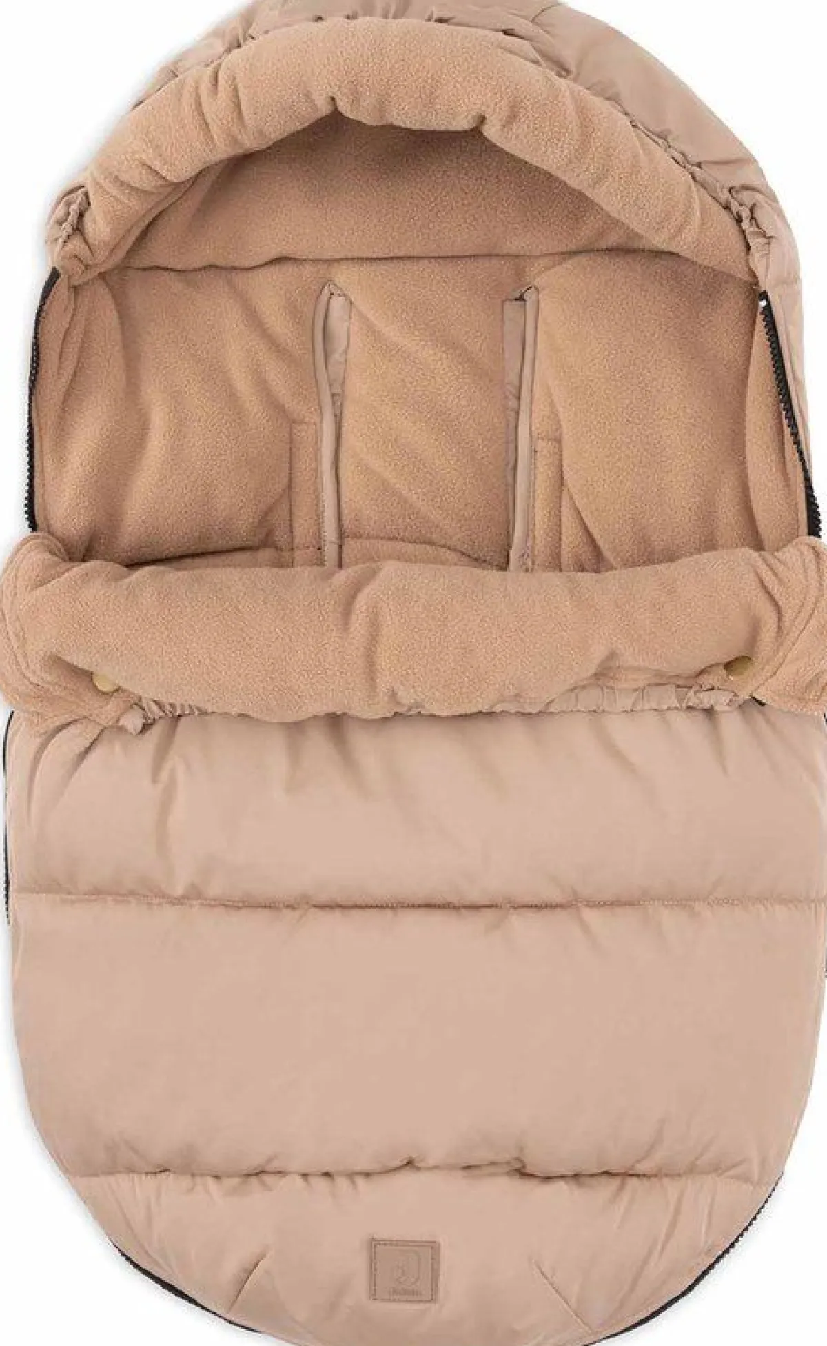 Jollein Baby Autostoel|Bedtextiel * Voetenzak Autostoel Puffed Biscuit 3/5 punts Beige
