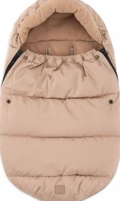 Jollein Baby Autostoel|Bedtextiel * Voetenzak Autostoel Puffed Biscuit 3/5 punts Beige