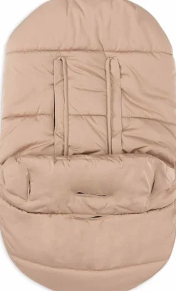 Jollein Baby Autostoel|Bedtextiel * Voetenzak Autostoel Puffed Biscuit 3/5 punts Beige