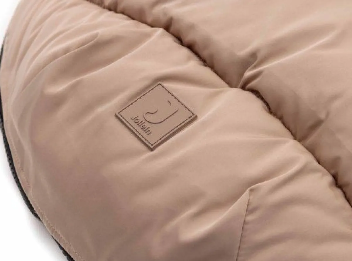 Jollein Baby Autostoel|Bedtextiel * Voetenzak Autostoel Puffed Biscuit 3/5 punts Beige