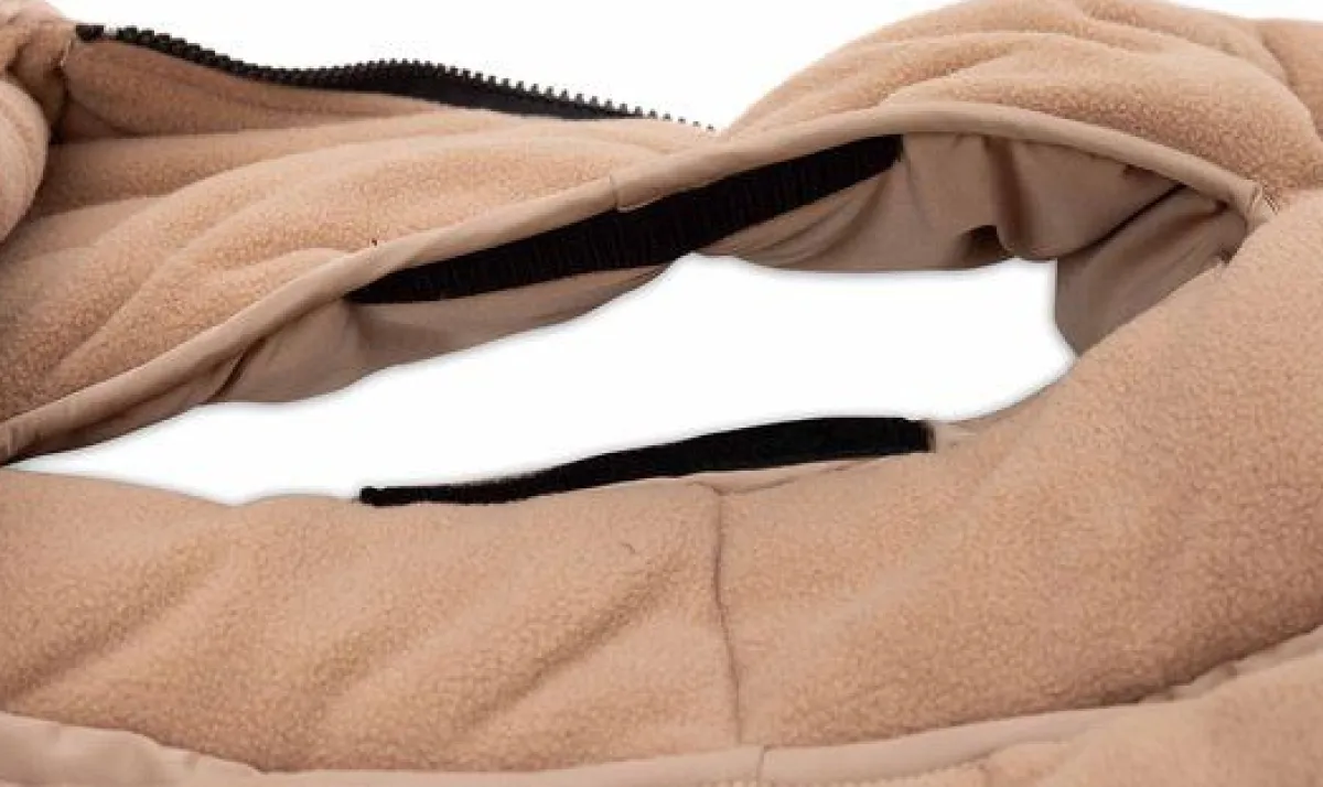 Jollein Baby Autostoel|Bedtextiel * Voetenzak Autostoel Puffed Biscuit 3/5 punts Beige