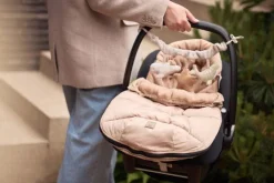 Jollein Baby Autostoel|Bedtextiel * Voetenzak Autostoel Puffed Biscuit 3/5 punts Beige