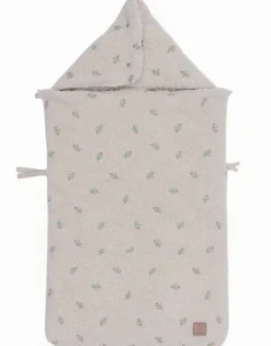Jollein Baby Autostoel|Bedtextiel * Voetenzak Autostoel Groep 0+ Teddy Lovely 3/5 punts Beige