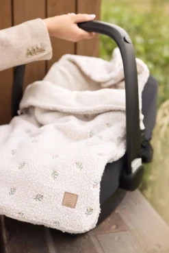 Jollein Baby Autostoel|Bedtextiel * Voetenzak Autostoel Groep 0+ Teddy Lovely 3/5 punts Beige
