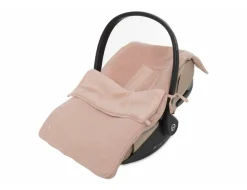 Jollein Baby Autostoel * Voetenzak Autostoel Groep 0+ Basic Knit Wild Rose 3/5 punts Roze