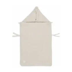 Jollein Baby Autostoel * Voetenzak Autostoel Groep 0+ Basic Knit Oatmeal 3/5 punts Beige