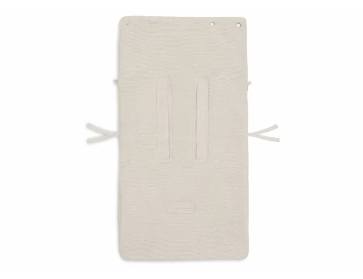 Jollein Baby Autostoel * Voetenzak Autostoel Groep 0+ Basic Knit Oatmeal 3/5 punts Beige