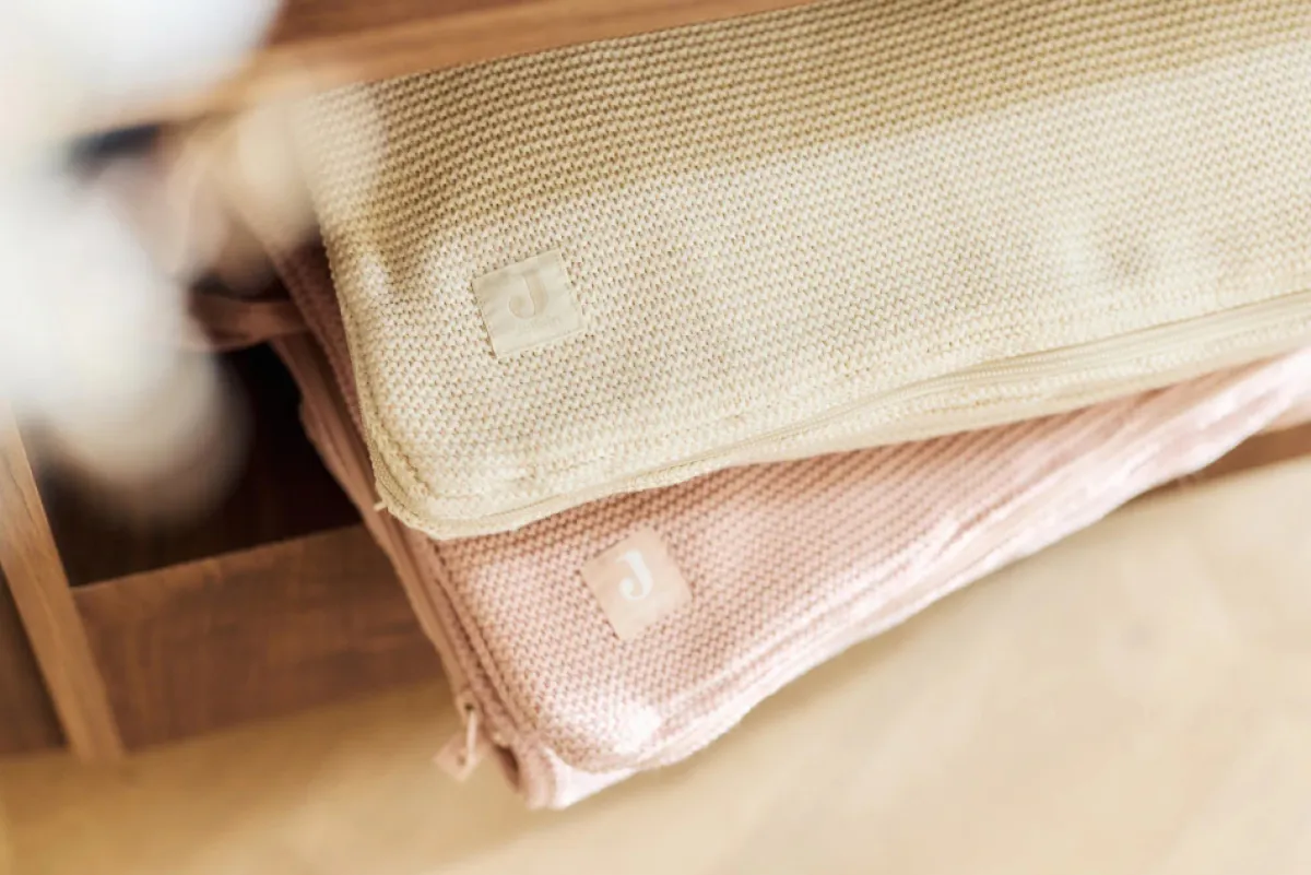Jollein Baby Autostoel * Voetenzak Autostoel Groep 0+ Basic Knit Oatmeal 3/5 punts Beige
