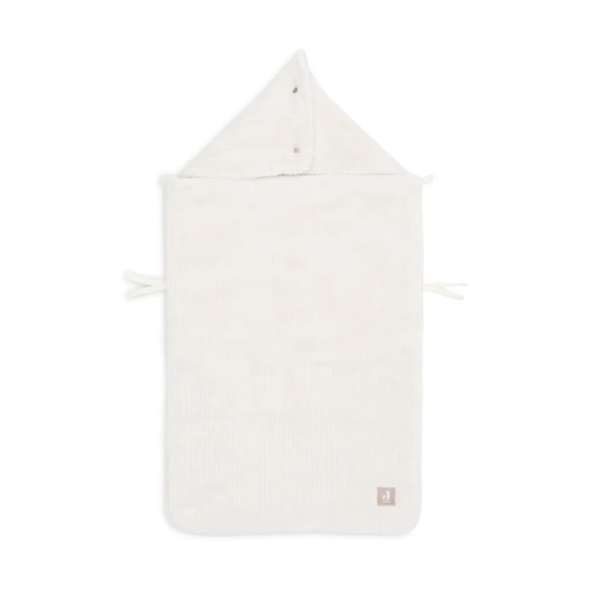 Jollein Baby Autostoel * Voetenzak Autostoel Groep 0+ Cloudy Rib Oatmeal 3/5 punts Beige