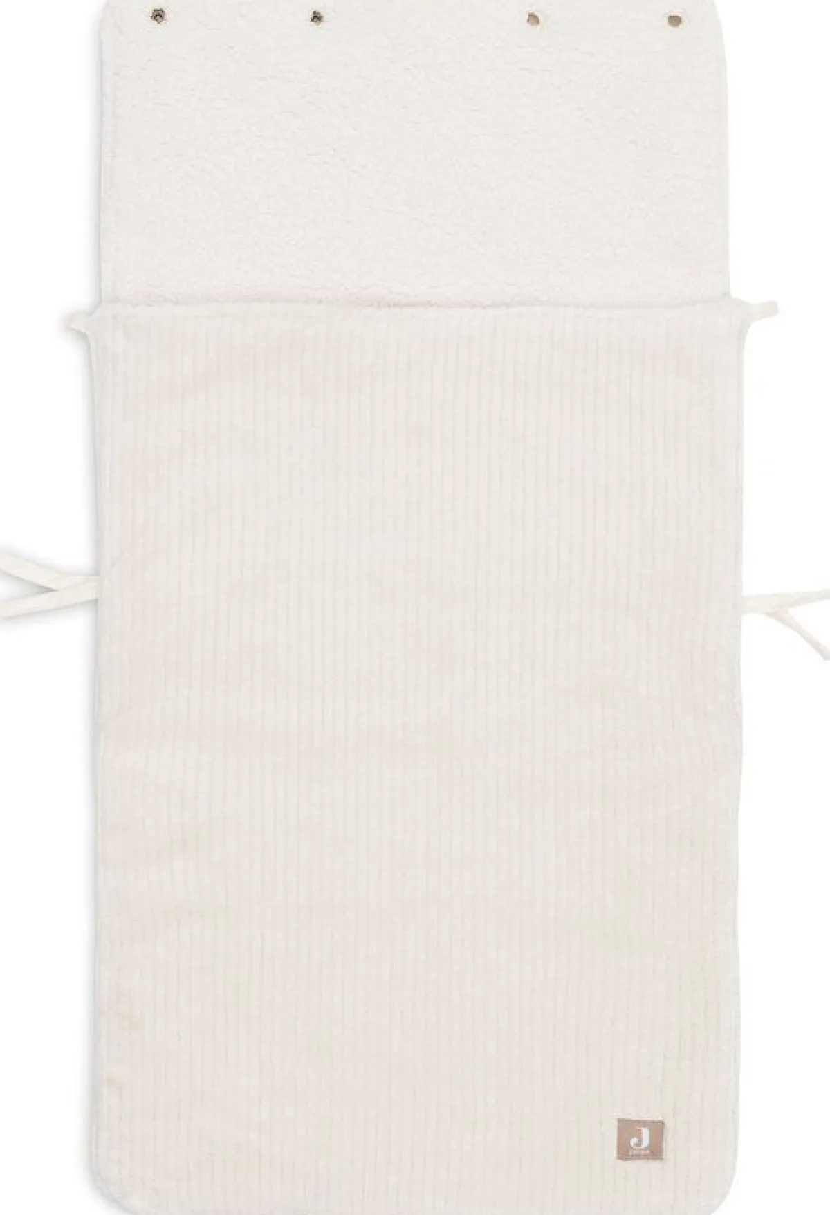 Jollein Baby Autostoel * Voetenzak Autostoel Groep 0+ Cloudy Rib Oatmeal 3/5 punts Beige