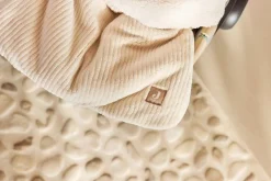 Jollein Baby Autostoel * Voetenzak Autostoel Groep 0+ Cloudy Rib Oatmeal 3/5 punts Beige