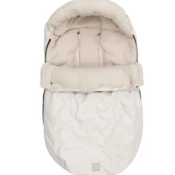Jollein Baby Autostoel * Voetenzak Autostoel Groep 0+ Embossed Sand 3/5 punts Zand