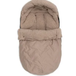 Jollein Baby Autostoel * Voetenzak Autostoel Groep 0+ Embossed Milky Coffee 3/5 punts Bruin