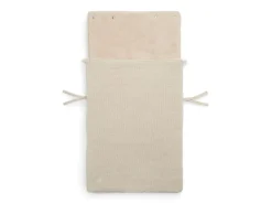 Jollein Baby Autostoel|Bedtextiel * Voetenzak Autostoel Basic Knit Nougat Beige