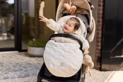 Jollein Voetenzakken|Alle Accessoires * Voetenzak Buggy/Kinderwagen Embossed Sand Zand