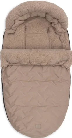 Jollein Voetenzakken|Alle Accessoires * Voetenzak Buggy/Kinderwagen Embossed Milky Coffee Bruin