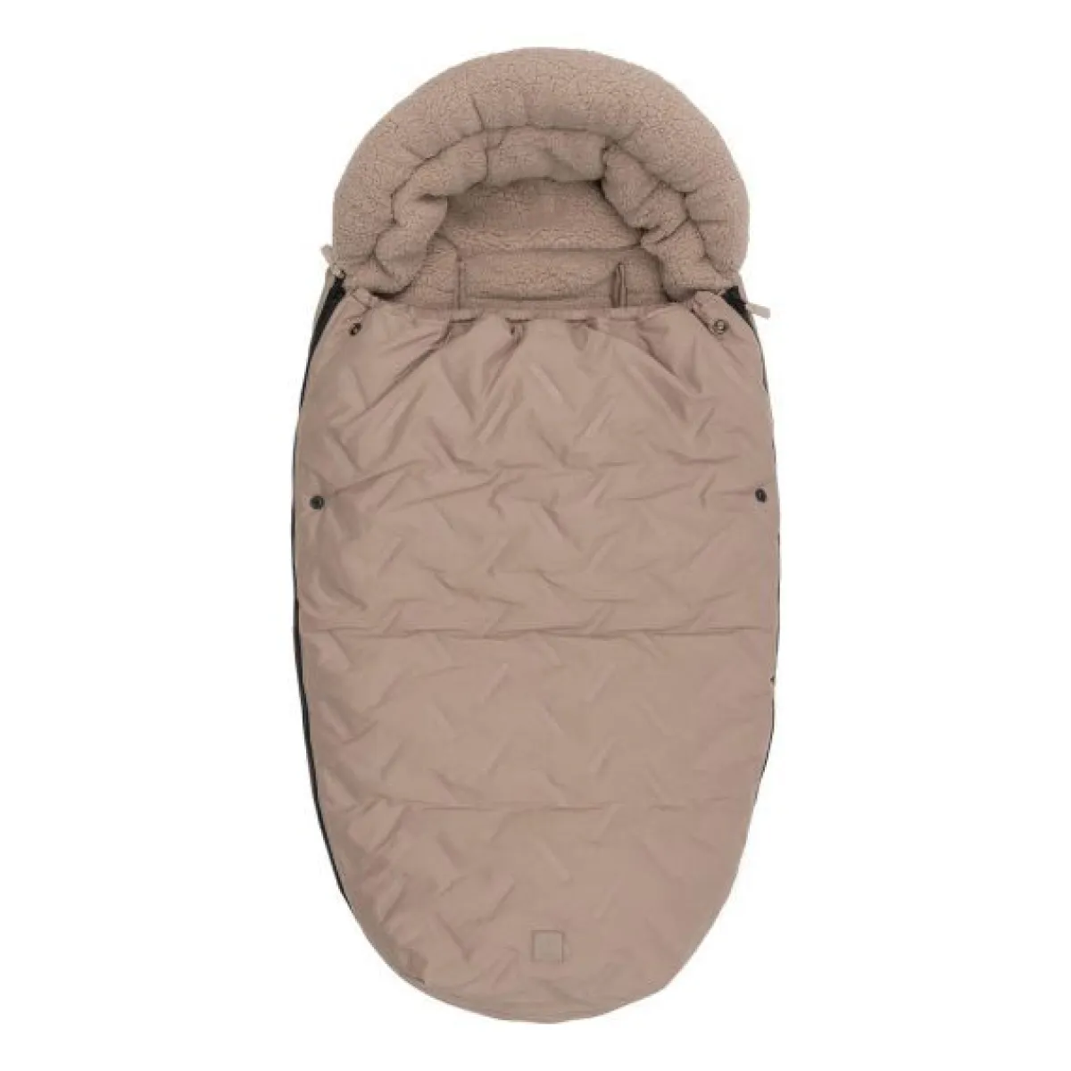 Jollein Voetenzakken|Alle Accessoires * Voetenzak Buggy/Kinderwagen Embossed Milky Coffee Bruin