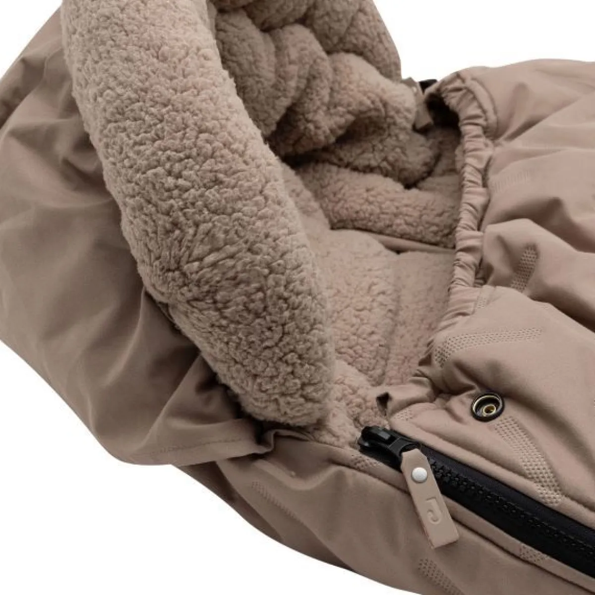 Jollein Voetenzakken|Alle Accessoires * Voetenzak Buggy/Kinderwagen Embossed Milky Coffee Bruin